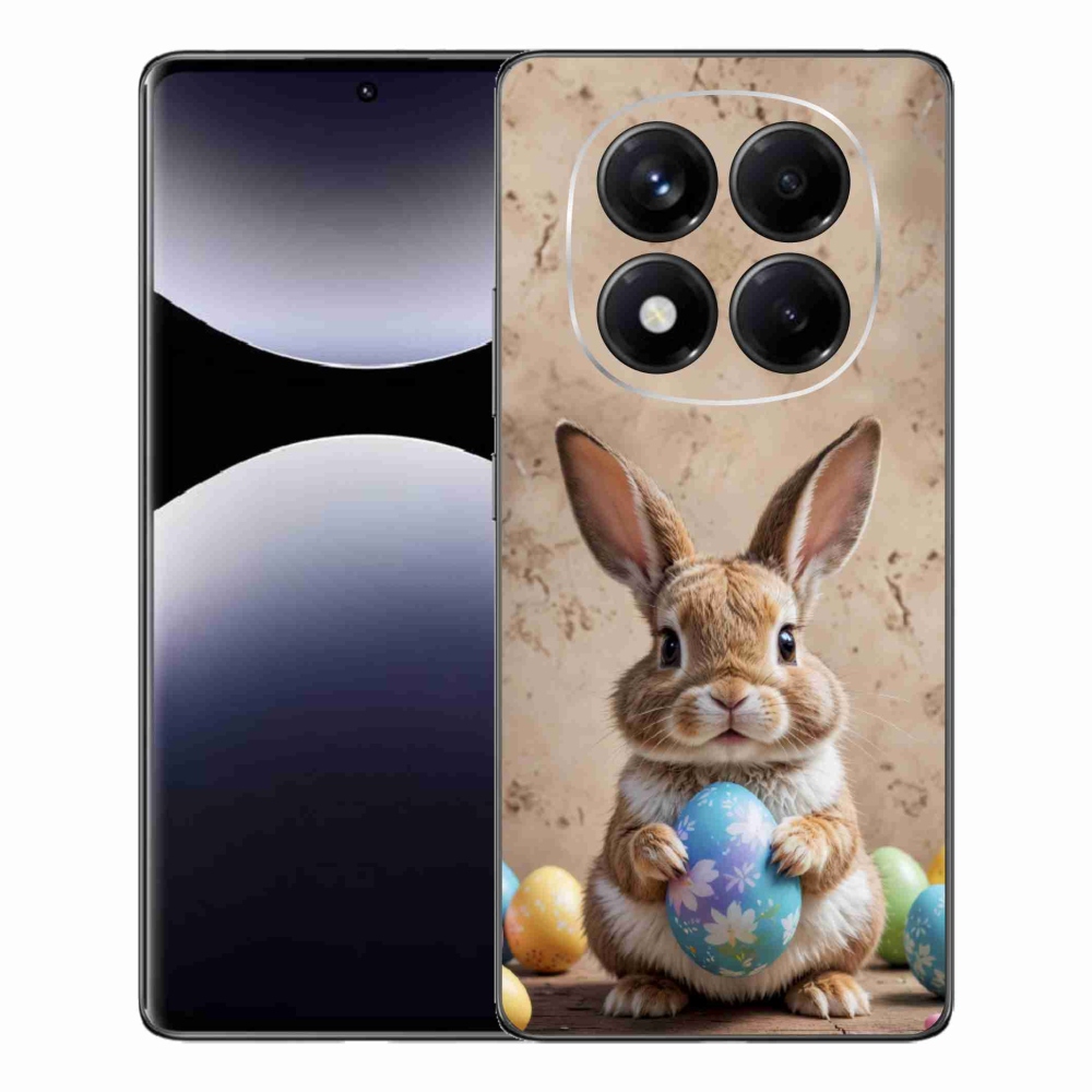 Gelový kryt mmCase na Xiaomi Redmi Note 14 Pro - velikonoční králíček