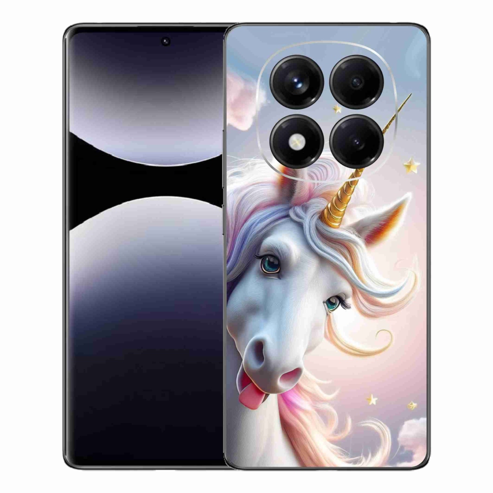 Gelový kryt mmCase na Xiaomi Redmi Note 14 Pro - veselý jednorožec