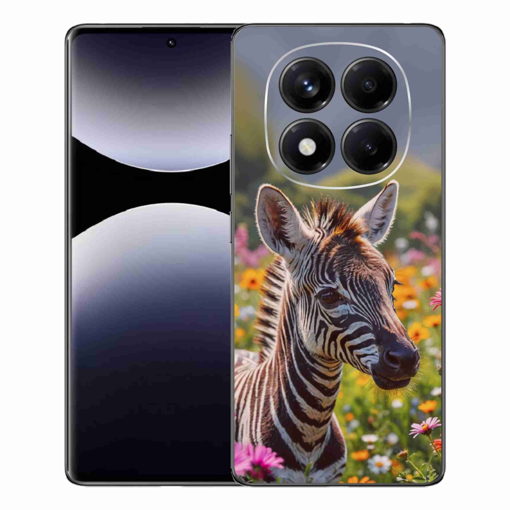 Gelový kryt mmCase na Xiaomi Redmi Note 14 Pro - zebra na louce
