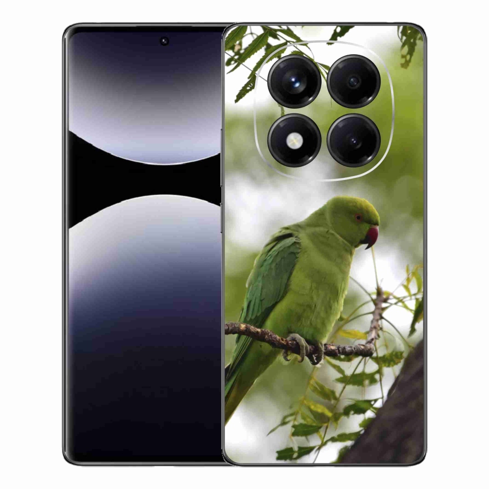 Gelový kryt mmCase na Xiaomi Redmi Note 14 Pro - zelený papoušek