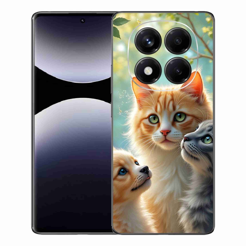 Gelový kryt mmCase na Xiaomi Redmi Note 14 Pro - zvířecí přátelství 2