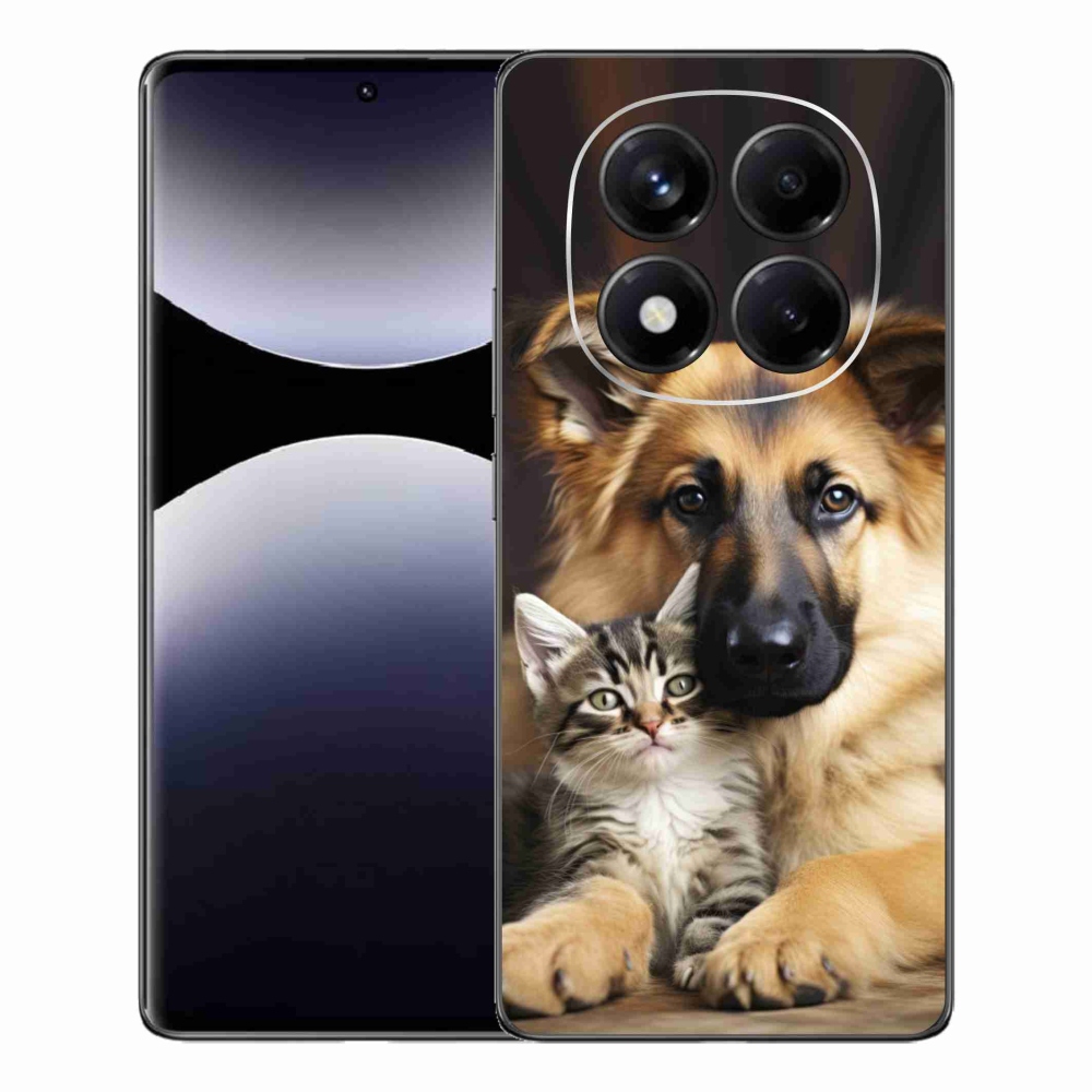 Gelový kryt mmCase na Xiaomi Redmi Note 14 Pro - zvířecí přátelství