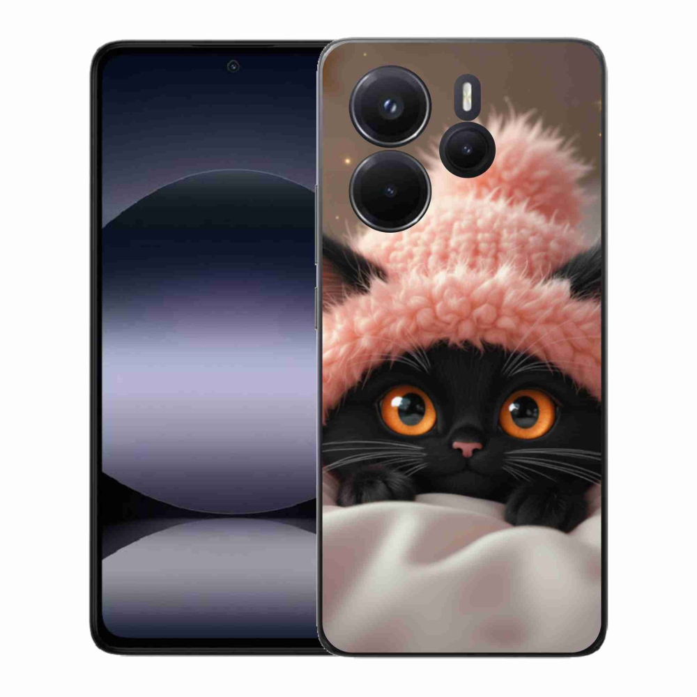 Gelový kryt mmCase na Xiaomi Redmi Note 14 - roztomilé kotě 7