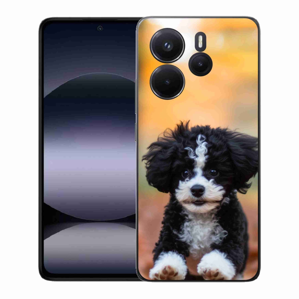 Gelový kryt mmCase na Xiaomi Redmi Note 14 - roztomilé štěně 2