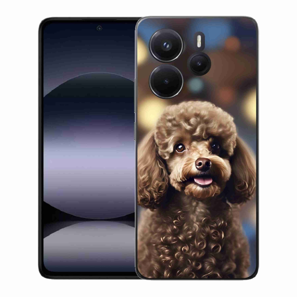 Gelový kryt mmCase na Xiaomi Redmi Note 14 - roztomilý pudl