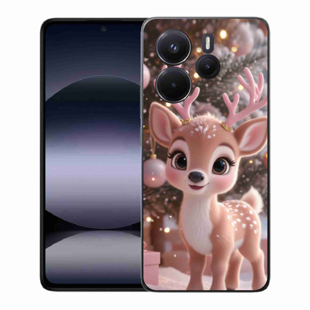 Gelový kryt mmCase na Xiaomi Redmi Note 14 - roztomilý sob