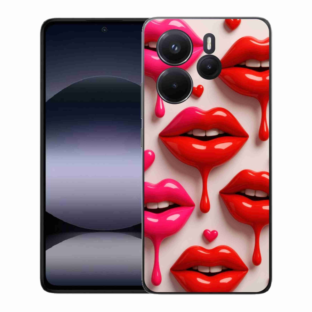 Gelový kryt mmCase na Xiaomi Redmi Note 14 - rty 2