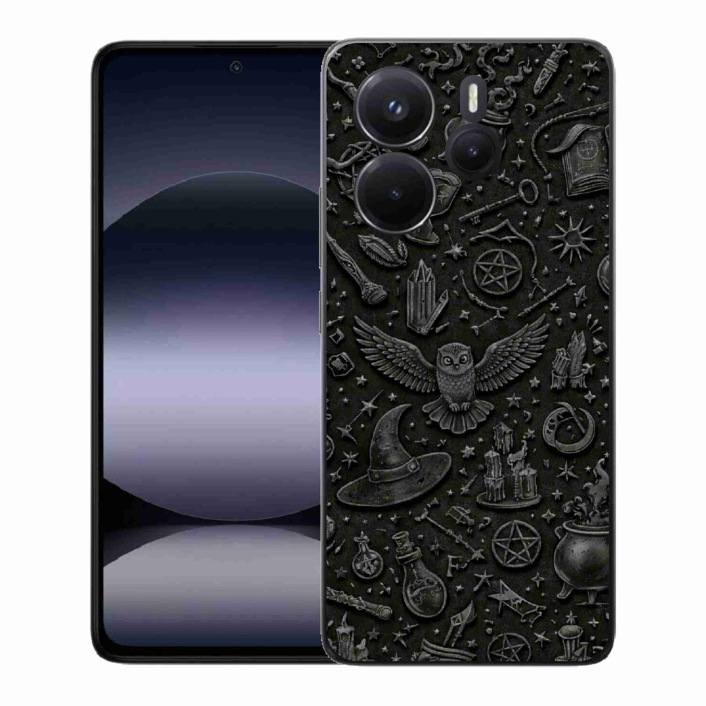 Gelový kryt mmCase na Xiaomi Redmi Note 14 - tmavý magický svět
