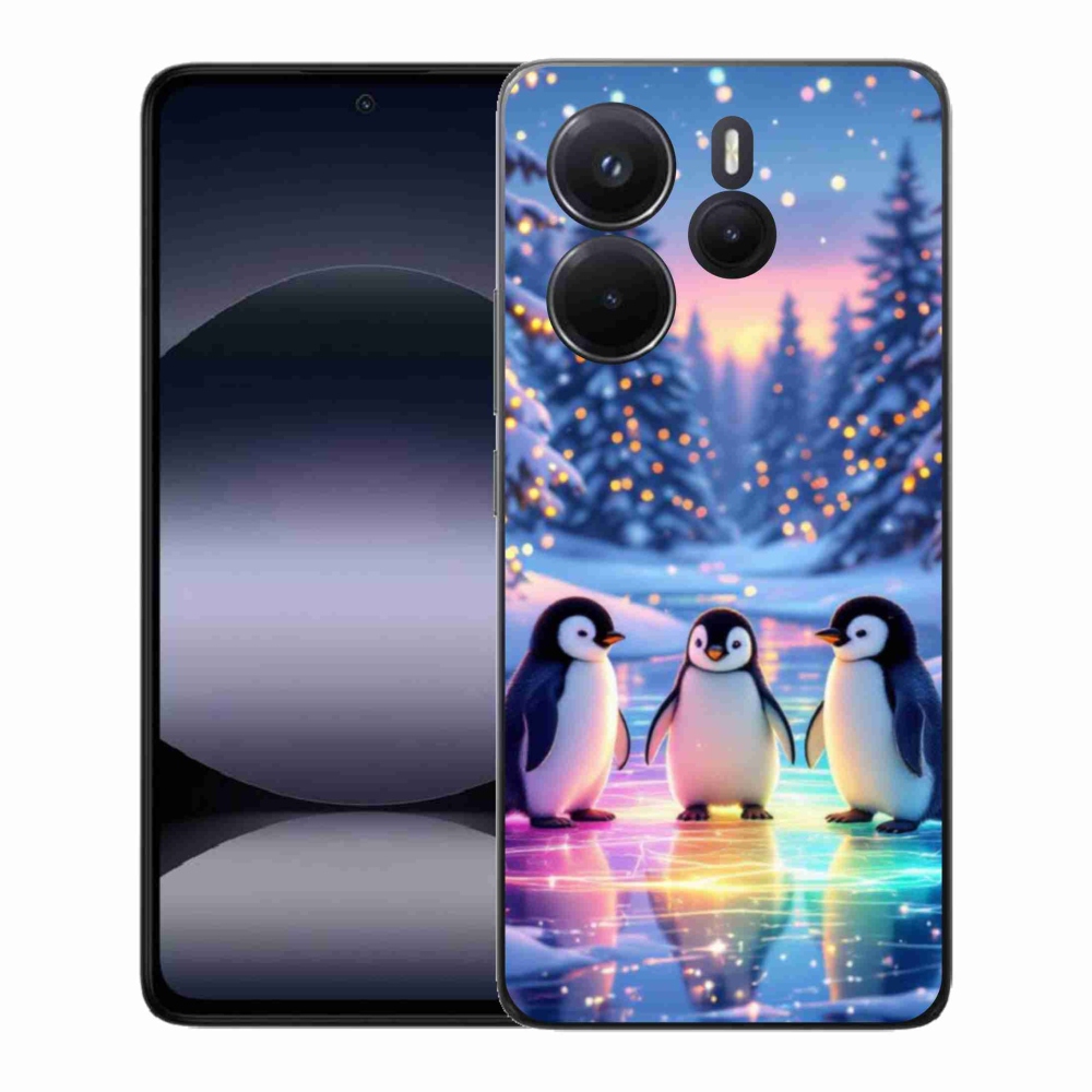 Gelový kryt mmCase na Xiaomi Redmi Note 14 - tučnáci