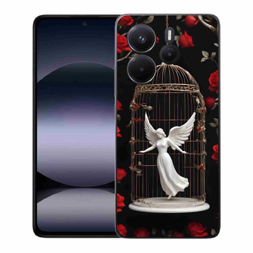 Gelový kryt mmCase na Xiaomi Redmi Note 14 - uvězněný anděl