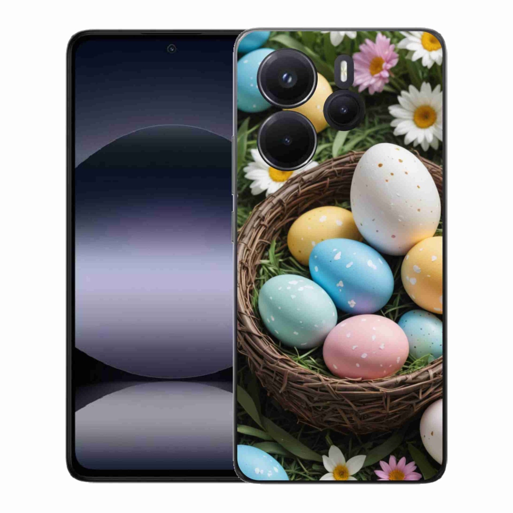 Gelový kryt mmCase na Xiaomi Redmi Note 14 - velikonoční vajíčka 2