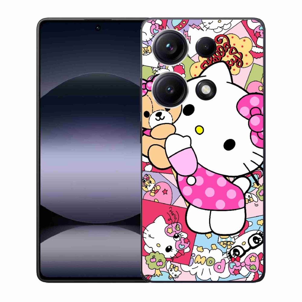 Gelový kryt mmCase na Xiaomi Redmi Note 14S - cute kitty