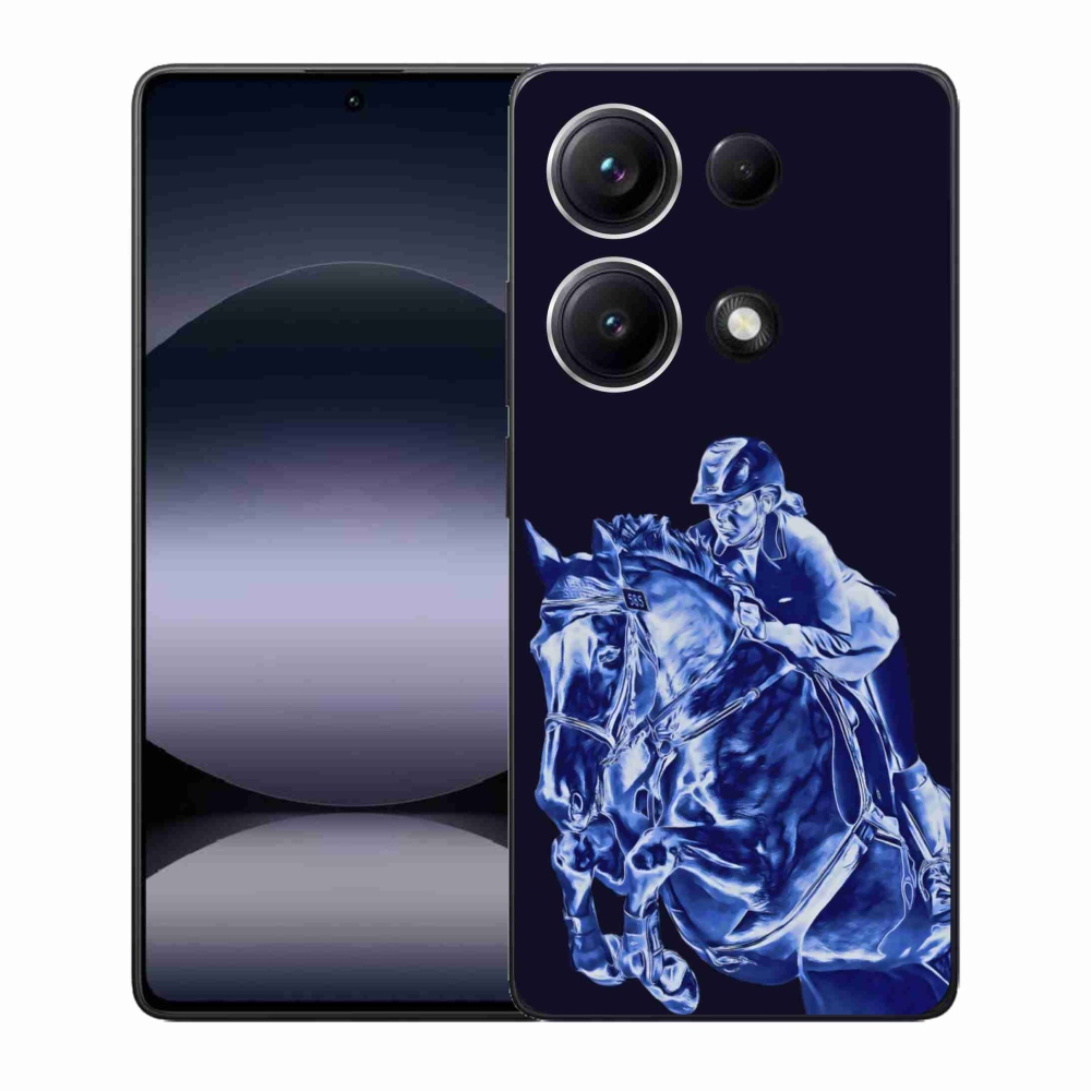 Gelový kryt mmCase na Xiaomi Redmi Note 14S - dostihový kůň
