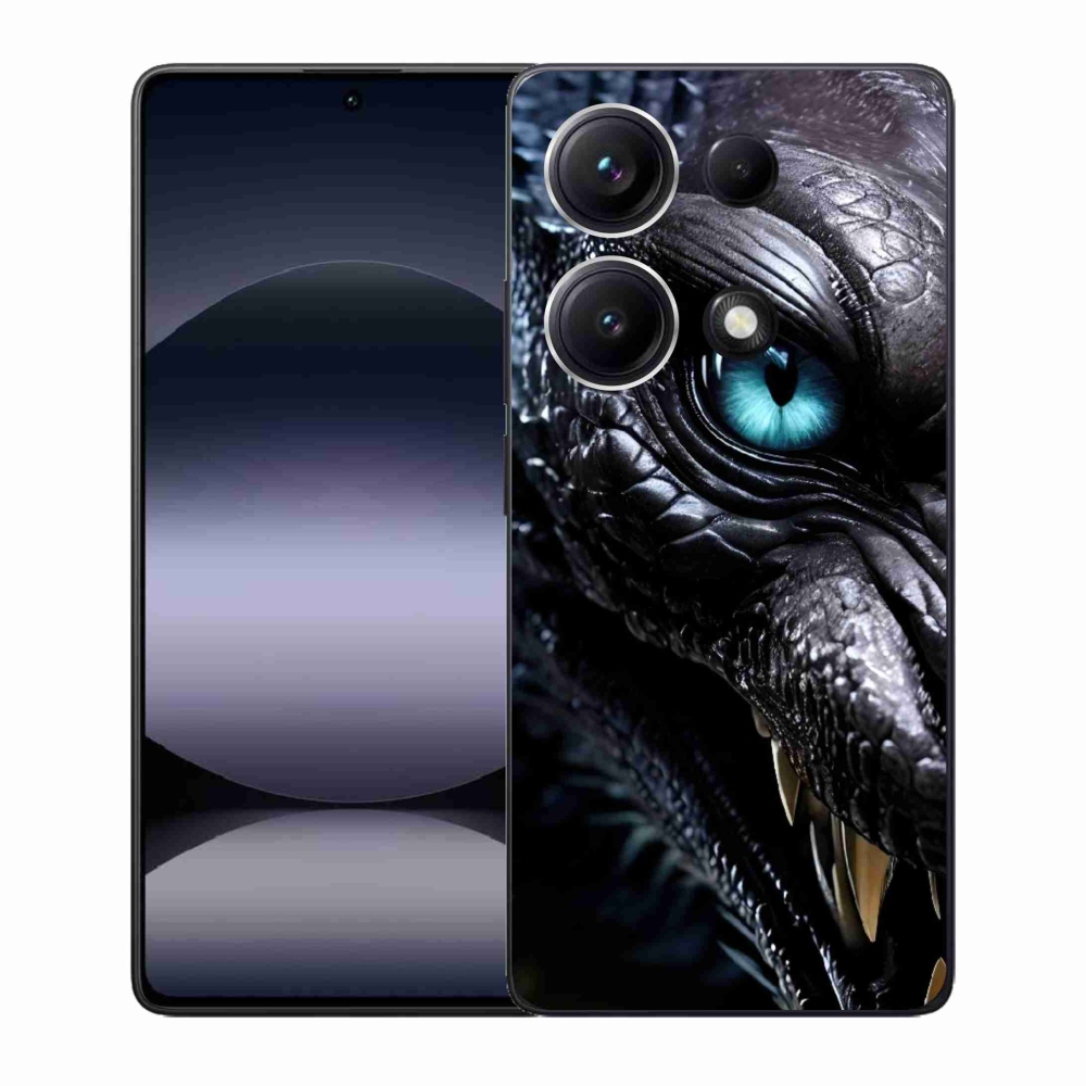 Gelový kryt mmCase na Xiaomi Redmi Note 14S - dračí pohled