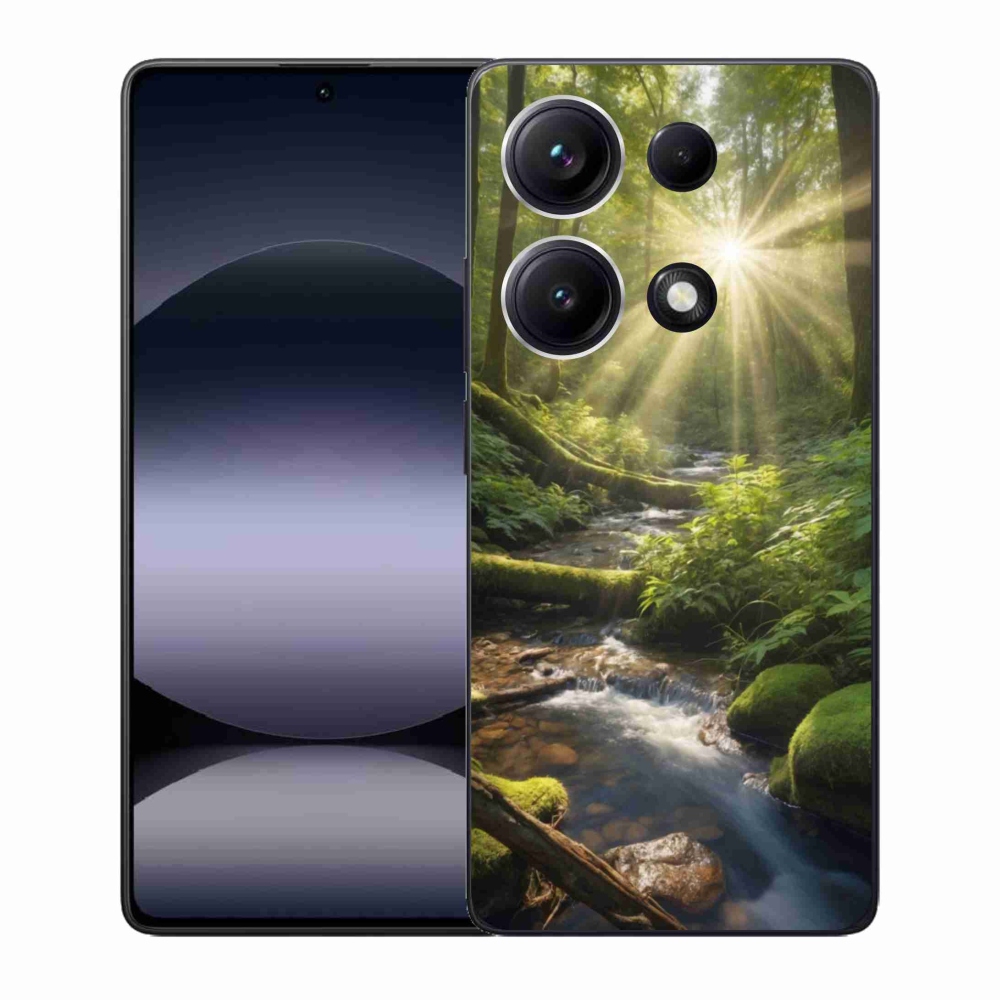 Gelový kryt mmCase na Xiaomi Redmi Note 14S - hlubina lesa