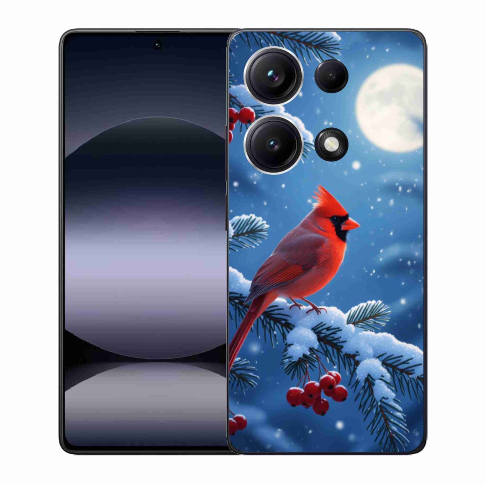 Gelový kryt mmCase na Xiaomi Redmi Note 14S - kardinál červený