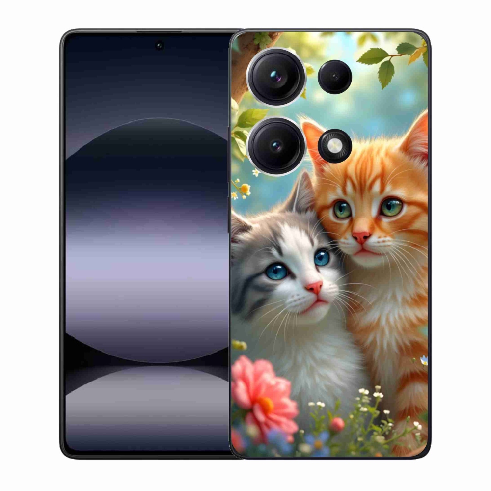 Gelový kryt mmCase na Xiaomi Redmi Note 14S - kočičí láska 2