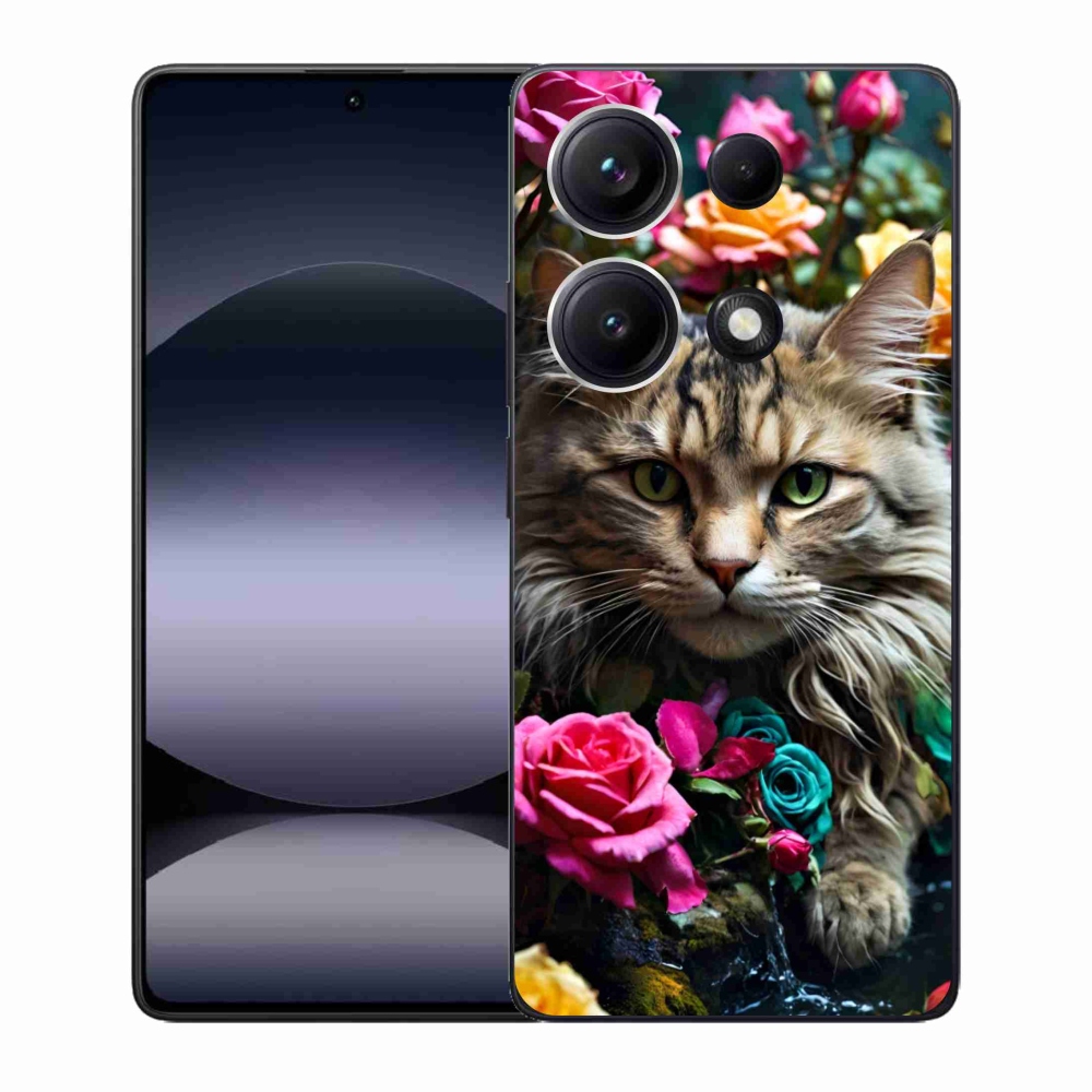 Gelový kryt mmCase na Xiaomi Redmi Note 14S - kočíčí pohled 2