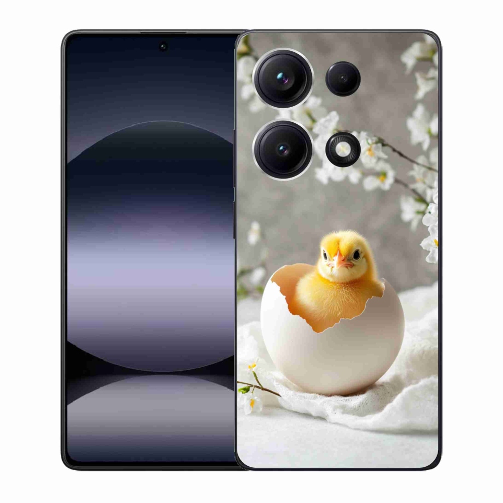 Gelový kryt mmCase na Xiaomi Redmi Note 14S - kuřátko