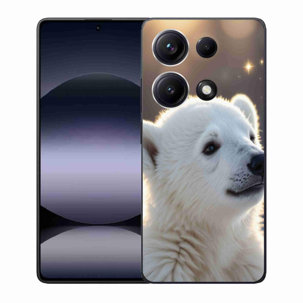 Gelový kryt mmCase na Xiaomi Redmi Note 14S - lední medvěd