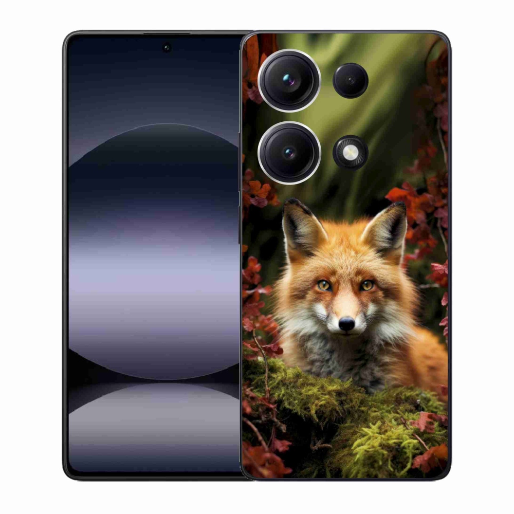 Gelový kryt mmCase na Xiaomi Redmi Note 14S - liška v lese
