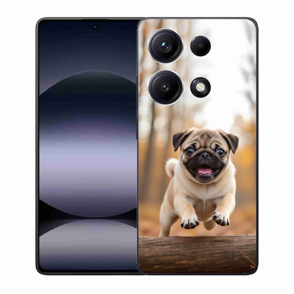 Gelový kryt mmCase na Xiaomi Redmi Note 14S - mops 2