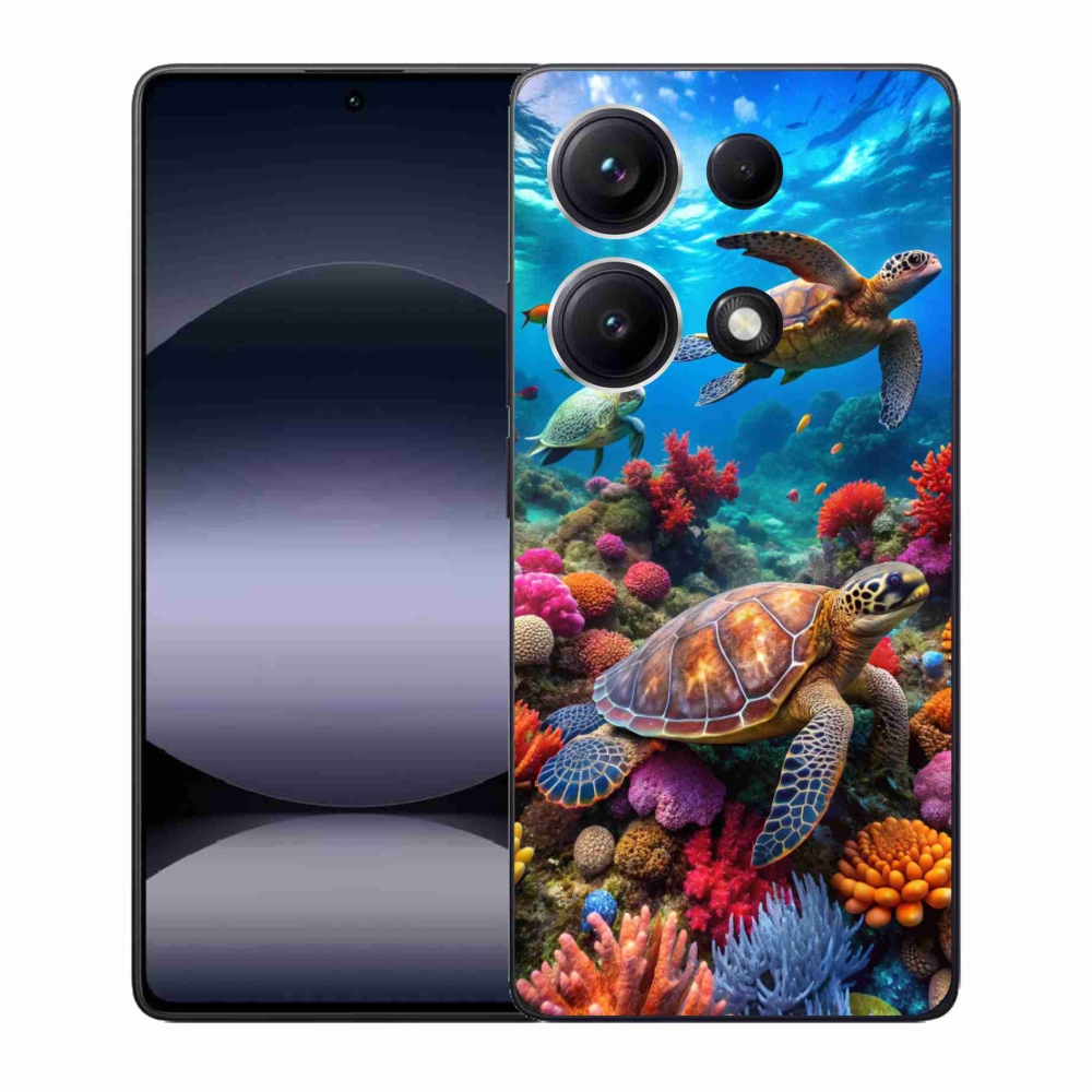 Gelový kryt mmCase na Xiaomi Redmi Note 14S - mořský svět 2