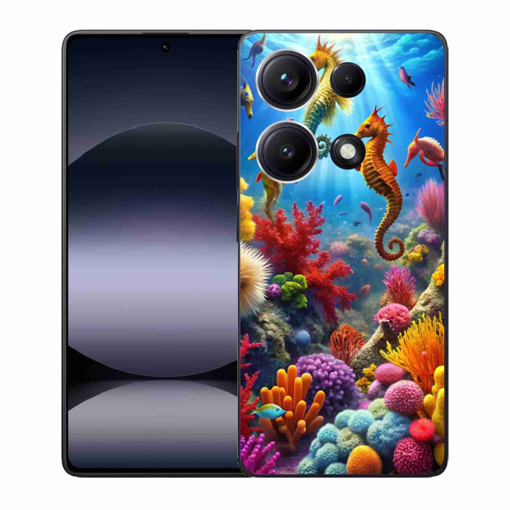 Gelový kryt mmCase na Xiaomi Redmi Note 14S - mořský svět 3