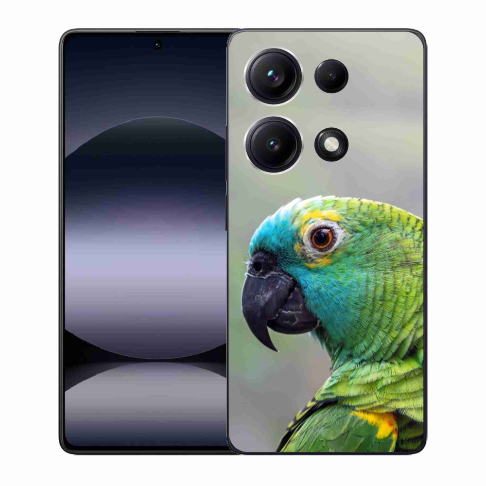 Gelový kryt mmCase na Xiaomi Redmi Note 14S - papoušek amazoňan
