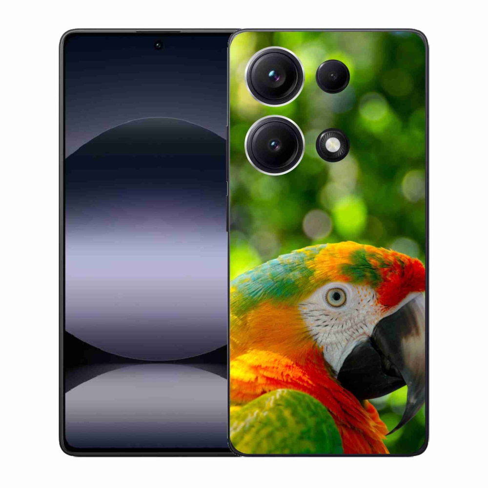 Gelový kryt mmCase na Xiaomi Redmi Note 14S - papoušek ara 3