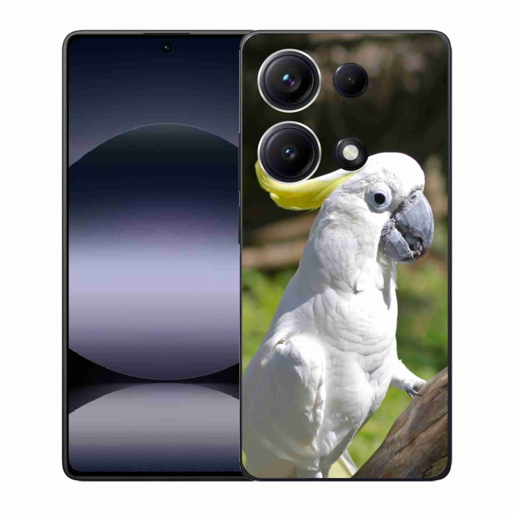 Gelový kryt mmCase na Xiaomi Redmi Note 14S - papoušek kakadu 2