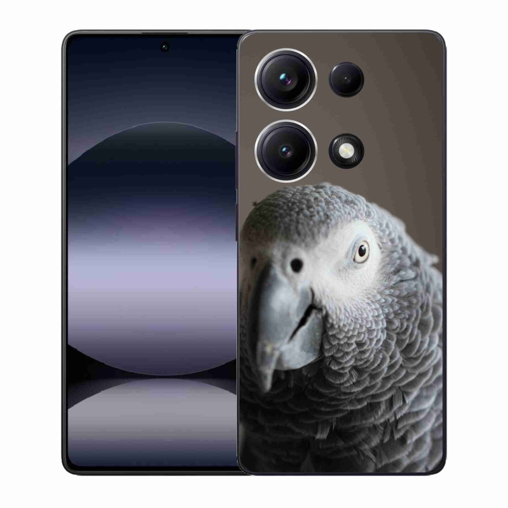 Gelový kryt mmCase na Xiaomi Redmi Note 14S - papoušek žako 2