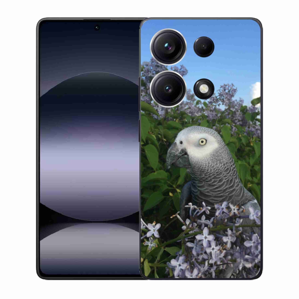 Gelový kryt mmCase na Xiaomi Redmi Note 14S - papoušek žako