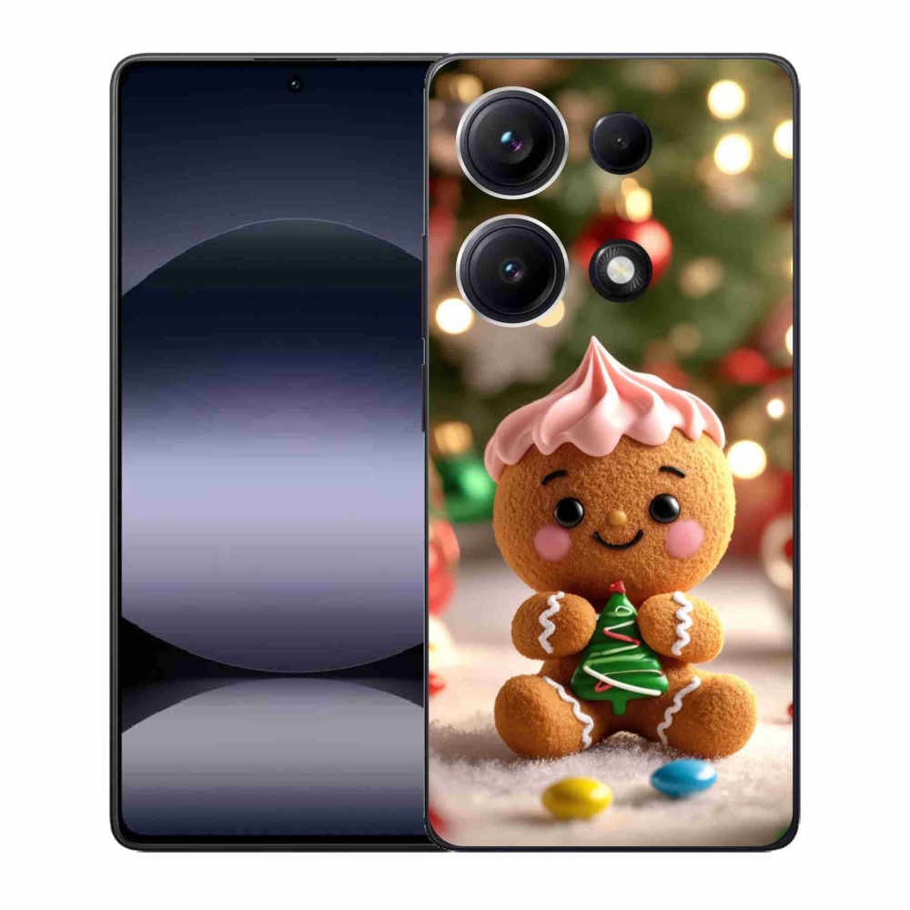 Gelový kryt mmCase na Xiaomi Redmi Note 14S - perníček