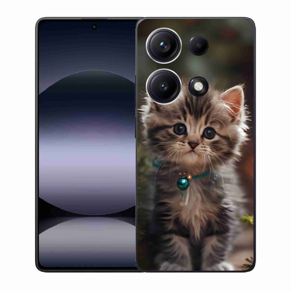 Gelový kryt mmCase na Xiaomi Redmi Note 14S - roztomilé kotě 11