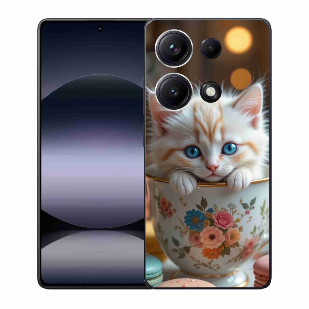 Gelový kryt mmCase na Xiaomi Redmi Note 14S - roztomilé kotě 6