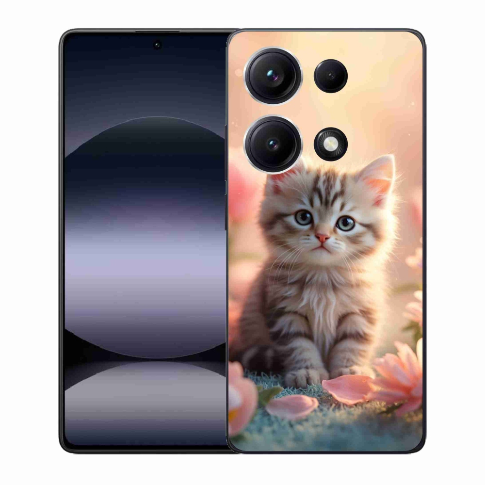 Gelový kryt mmCase na Xiaomi Redmi Note 14S - roztomilé kotě 8
