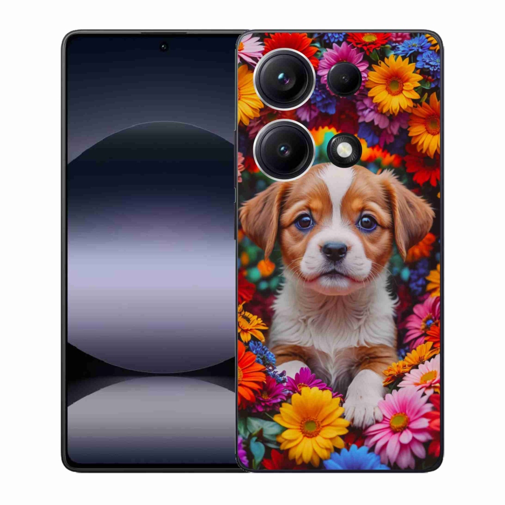 Gelový kryt mmCase na Xiaomi Redmi Note 14S - roztomilé štěně