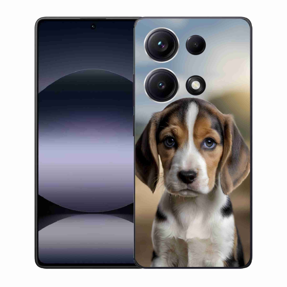 Gelový kryt mmCase na Xiaomi Redmi Note 14S - roztomilý bígl