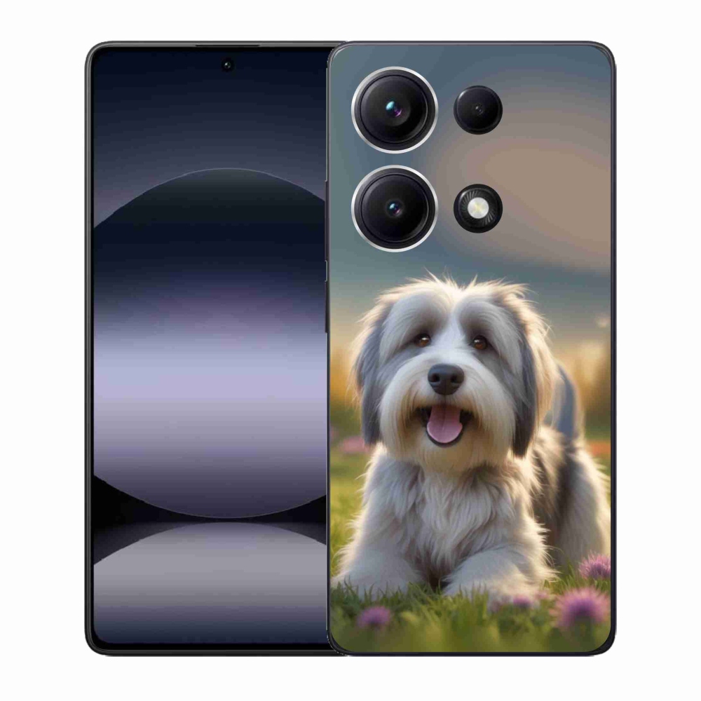 Gelový kryt mmCase na Xiaomi Redmi Note 14S - roztomilý havanský psík