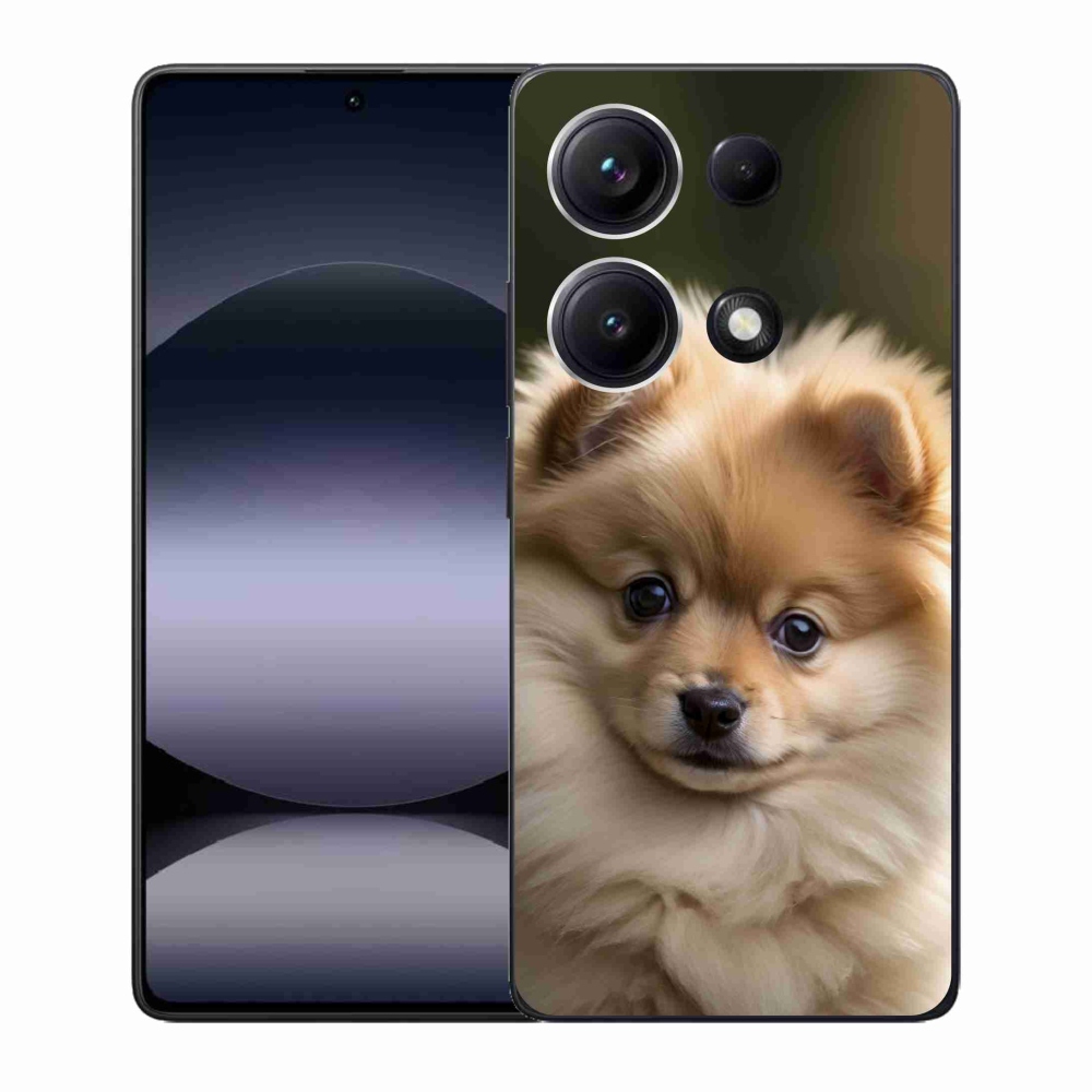 Gelový kryt mmCase na Xiaomi Redmi Note 14S - roztomilý pomeranian 2