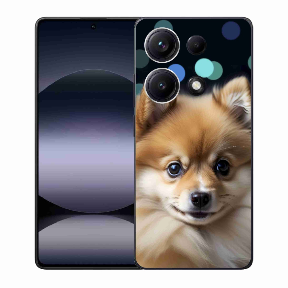 Gelový kryt mmCase na Xiaomi Redmi Note 14S - roztomilý pomeranian