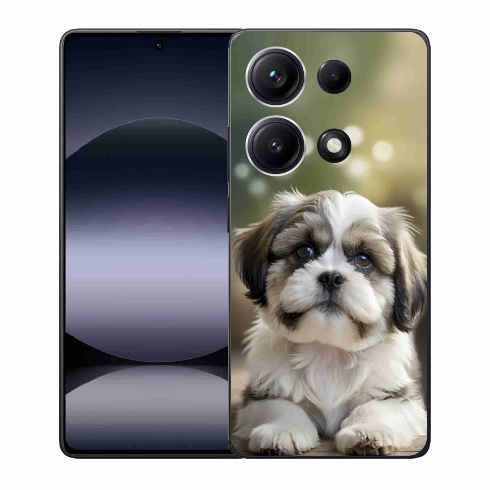 Gelový kryt mmCase na Xiaomi Redmi Note 14S - roztomilý shih-tzu