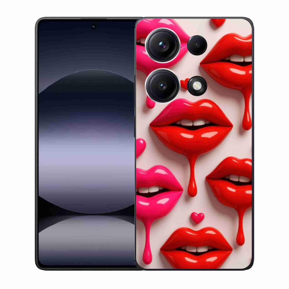 Gelový kryt mmCase na Xiaomi Redmi Note 14S - rty 2