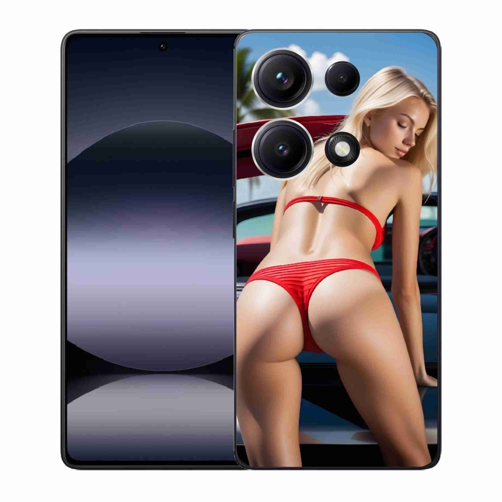 Gelový kryt mmCase na Xiaomi Redmi Note 14S - sexy žena 2