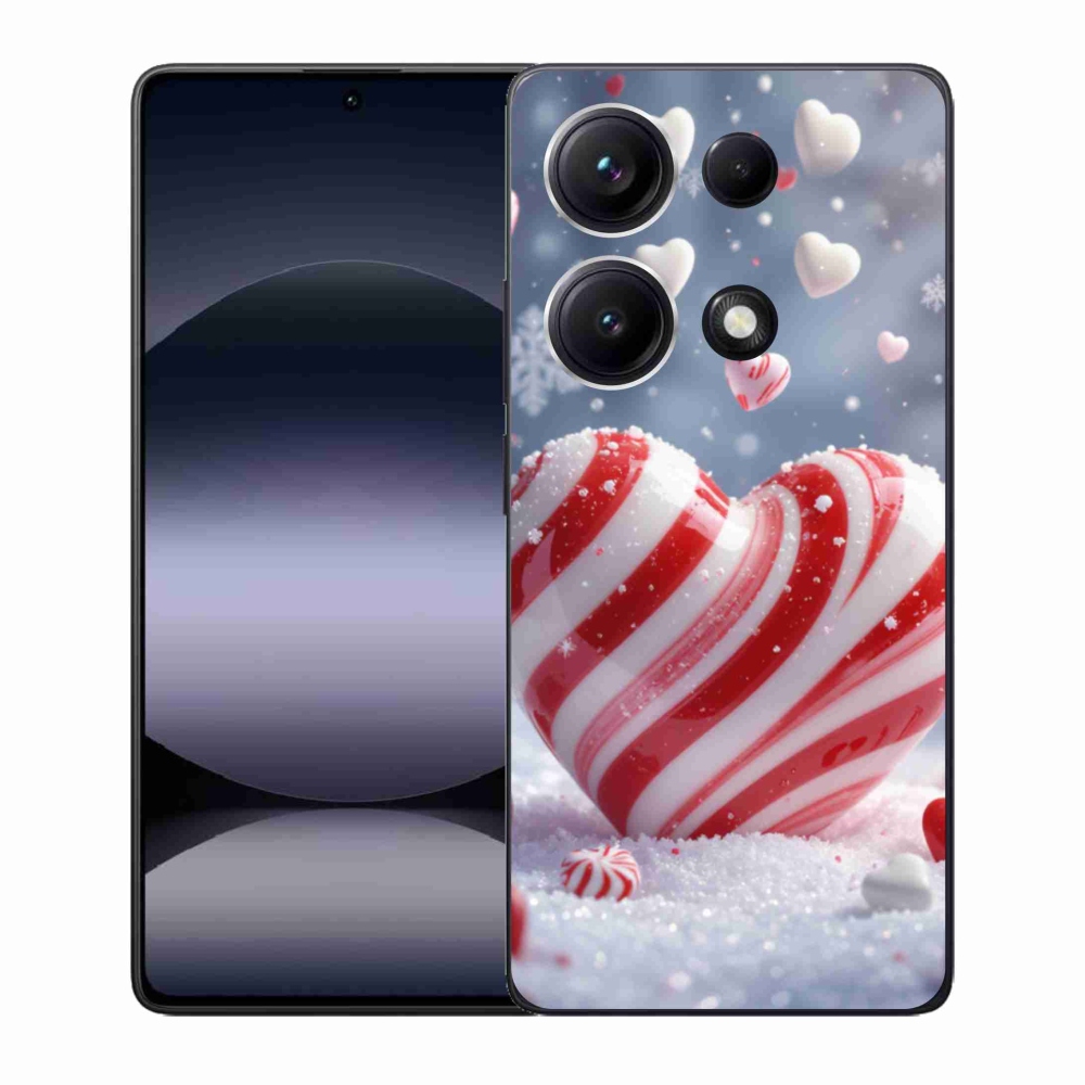 Gelový kryt mmCase na Xiaomi Redmi Note 14S - sladké srdce