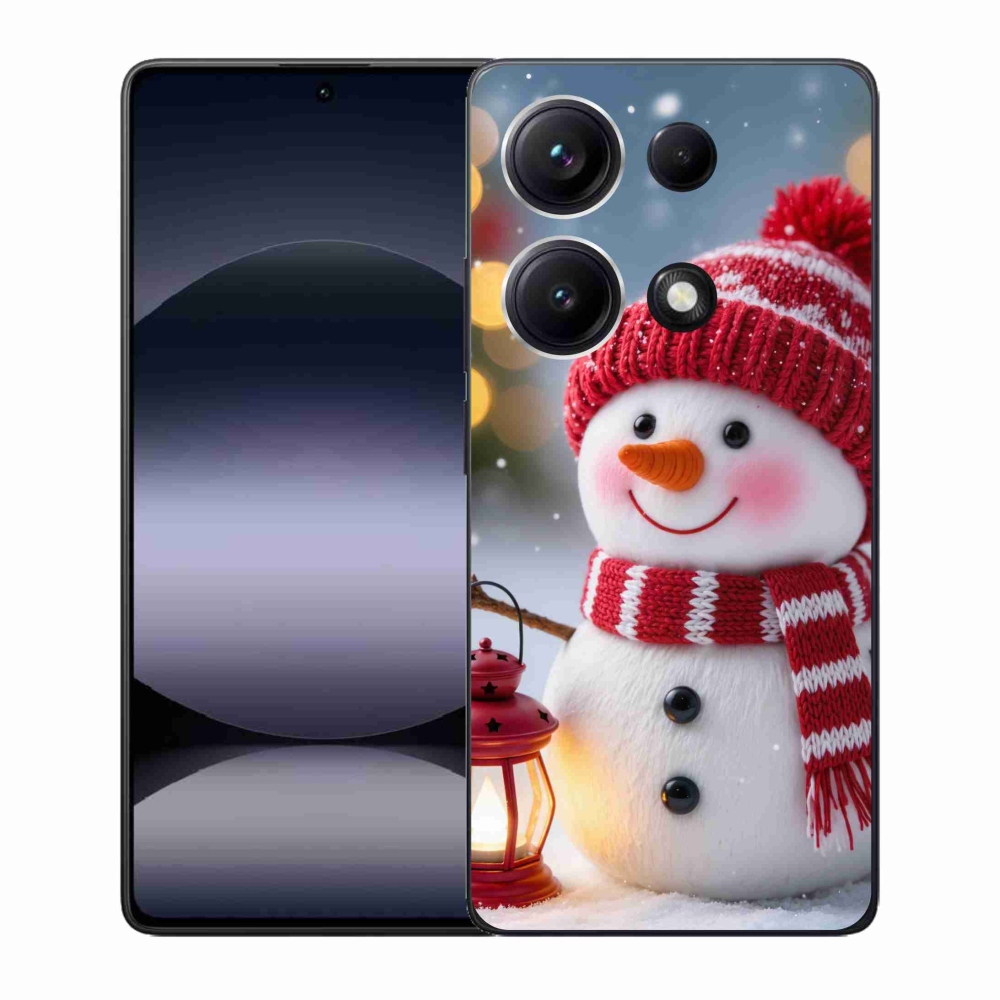 Gelový kryt mmCase na Xiaomi Redmi Note 14S - sněhulák 2