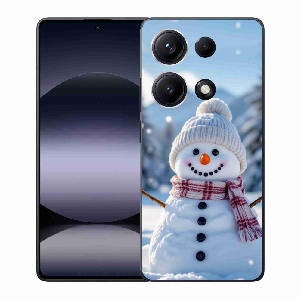 Gelový kryt mmCase na Xiaomi Redmi Note 14S - sněhulák 3