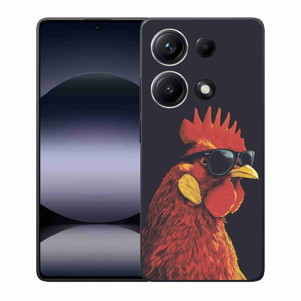 Gelový kryt mmCase na Xiaomi Redmi Note 14S - stylový kohout