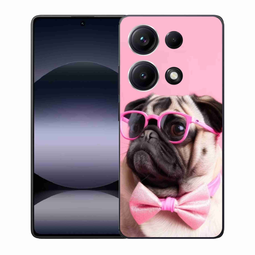 Gelový kryt mmCase na Xiaomi Redmi Note 14S - stylový mops